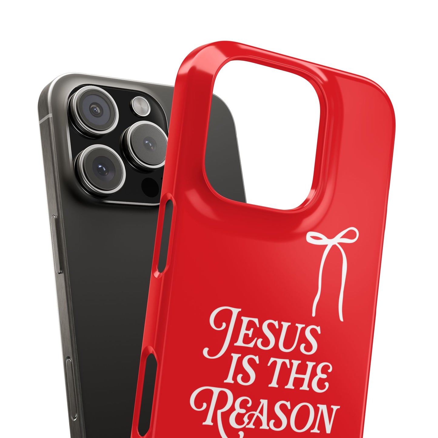 Jesus Is the Reason iPhone Snap Case in Red