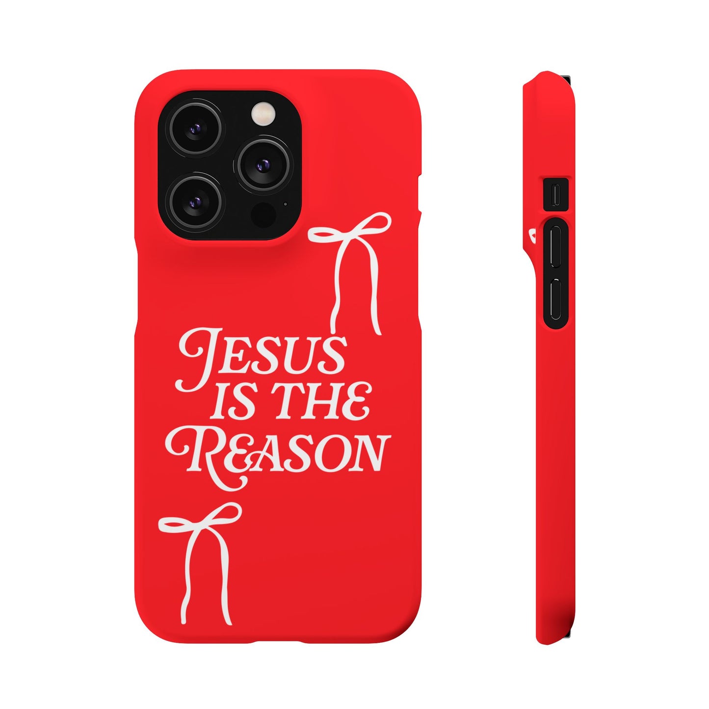 Jesus Is the Reason iPhone Snap Case in Red