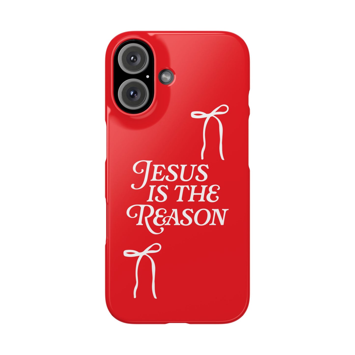 Jesus Is the Reason iPhone Snap Case in Red