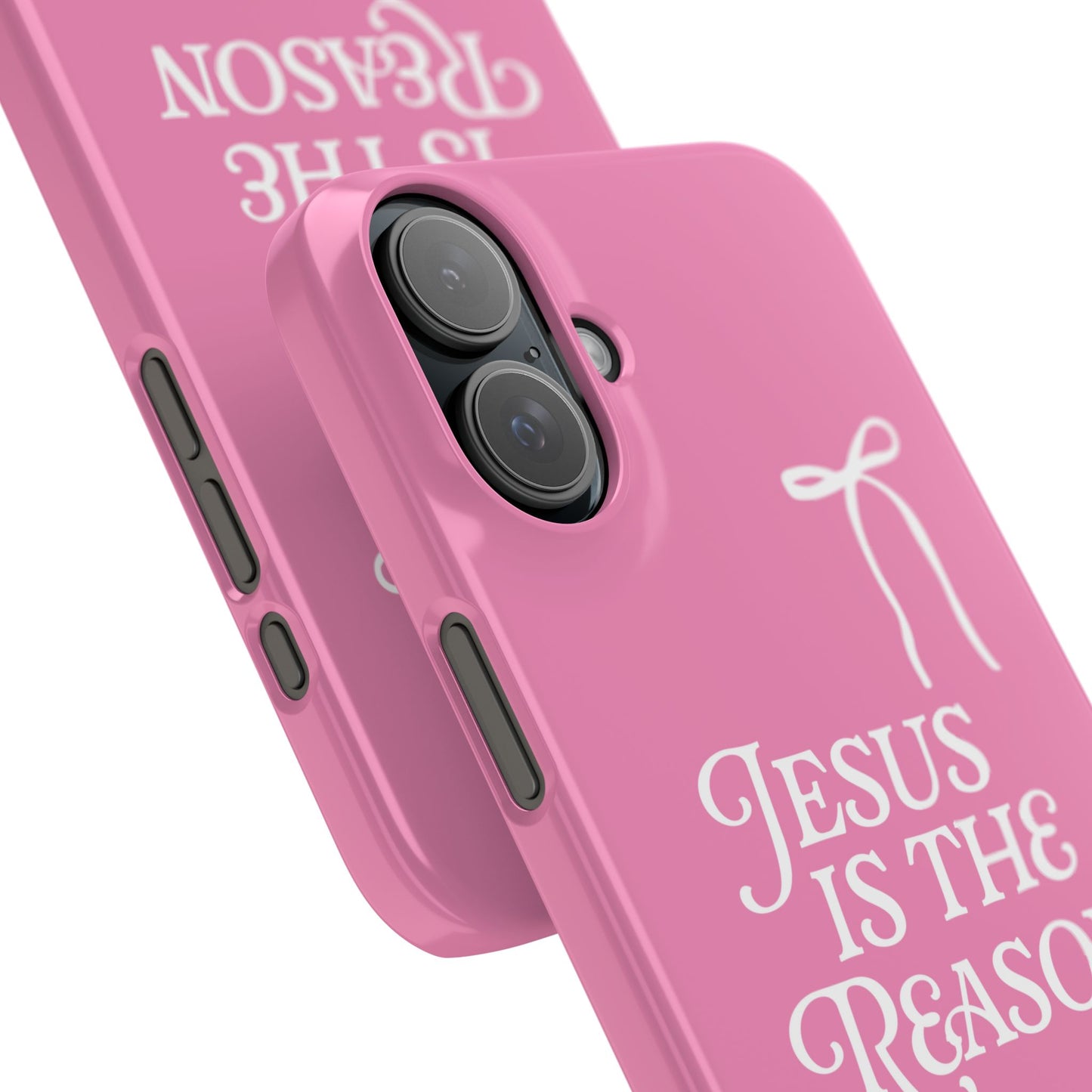 Jesus Is the Reason iPhone Snap Case in Pink