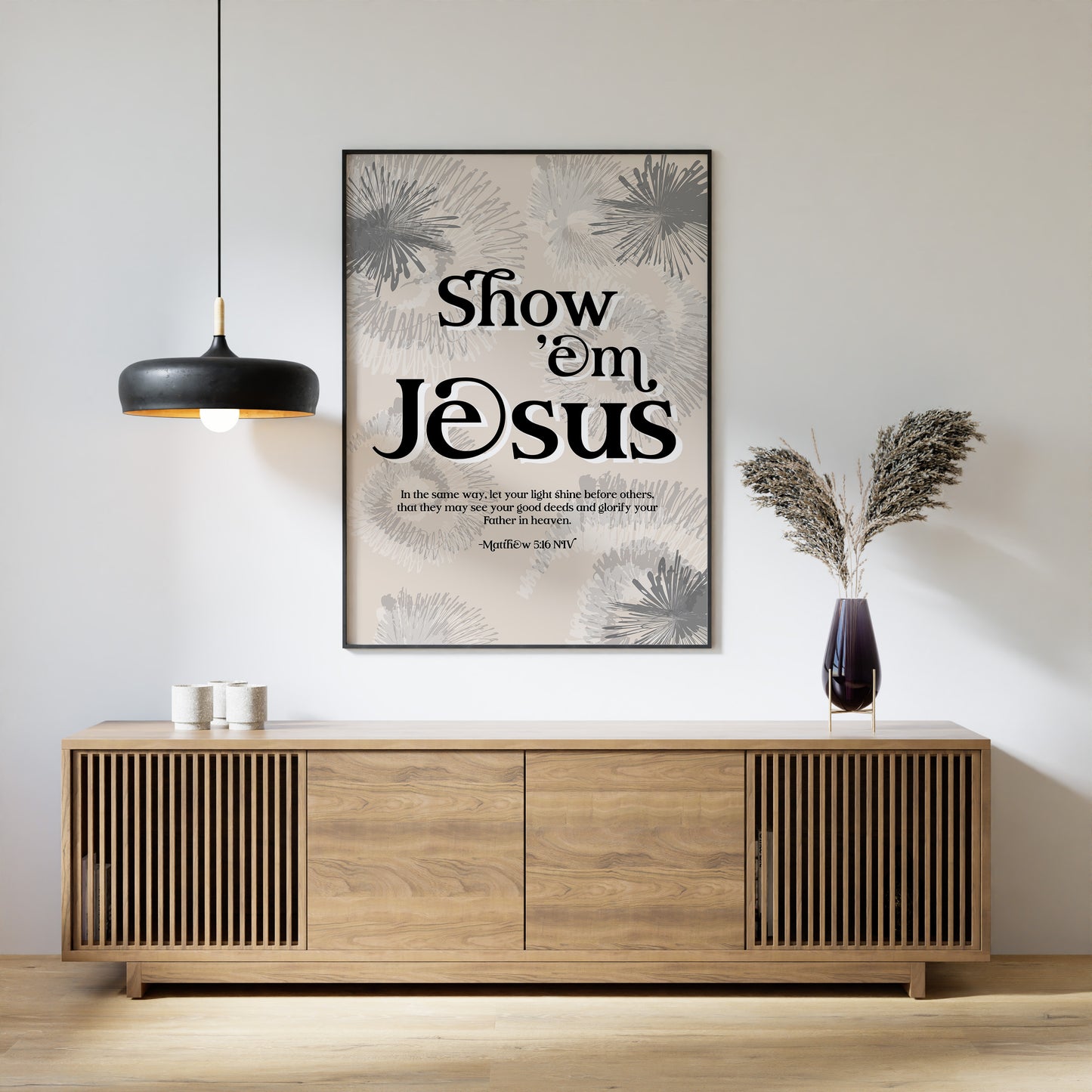 Show 'em Jesus - Grey Tie-Dye