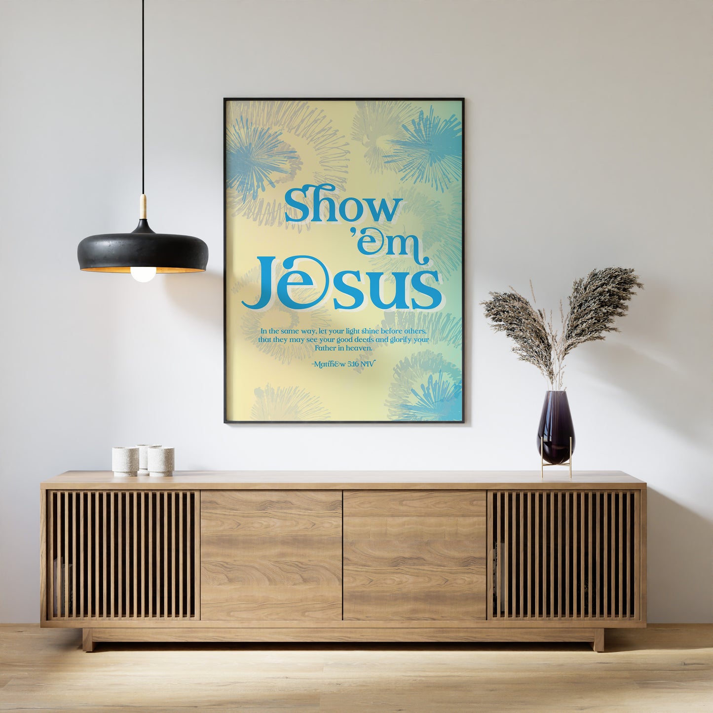 Show 'em Jesus - Blue Tie-Dye