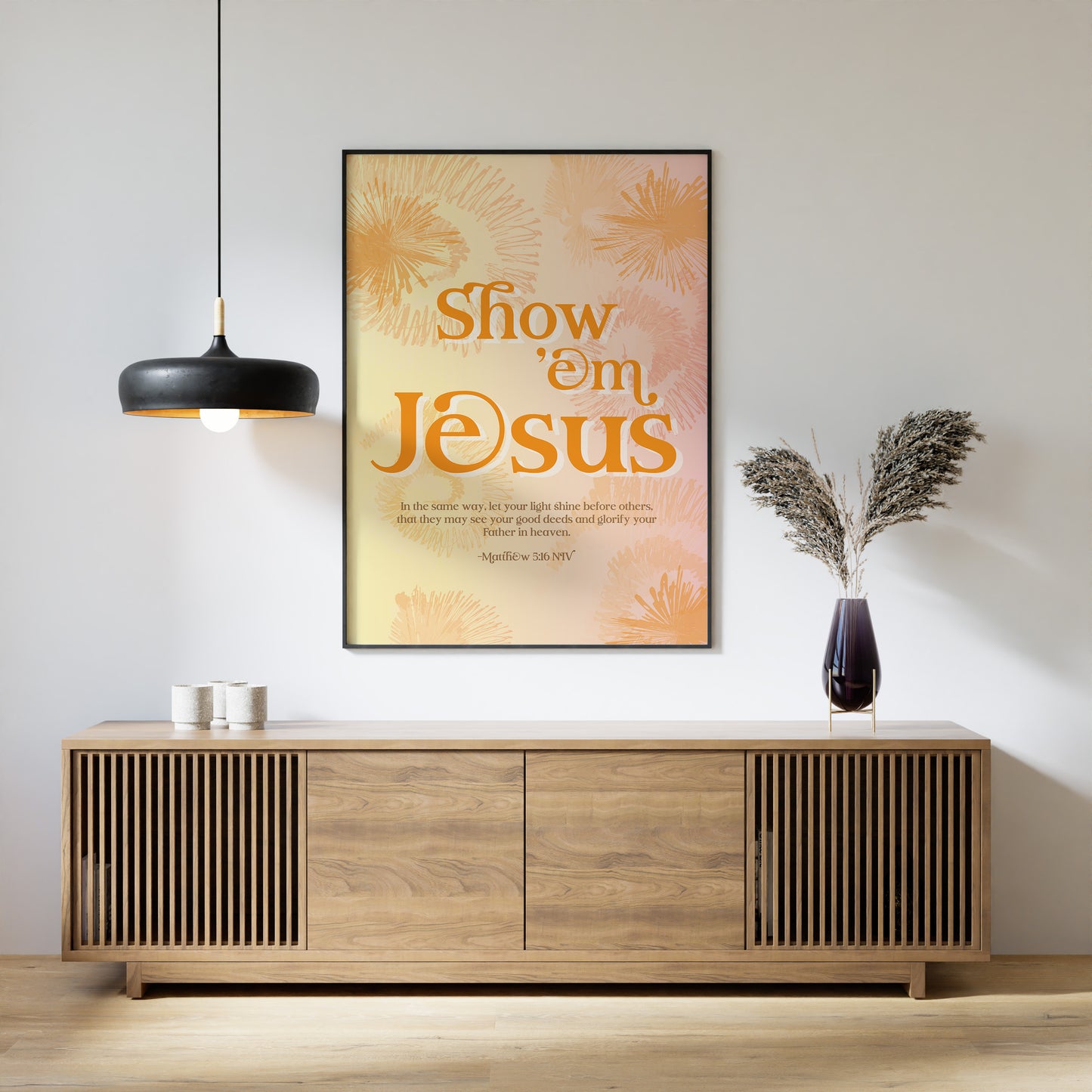 Show 'em Jesus - Orange Tie-Dye